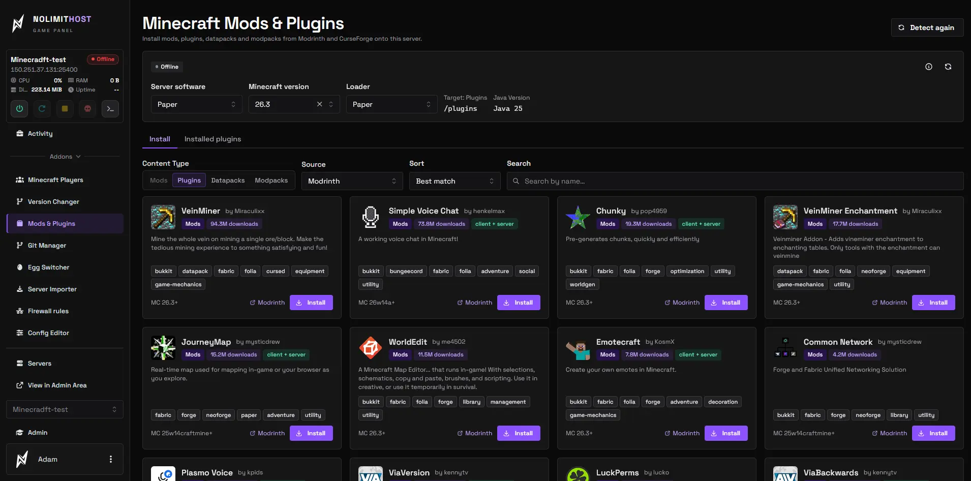 1-Click Modpack Manager