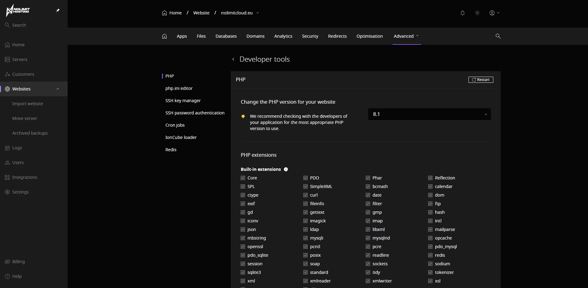 Advanced Developer Tools