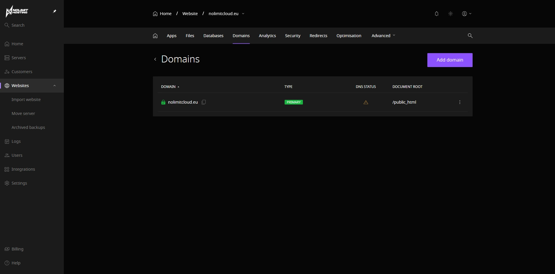 Domains & Subdomains