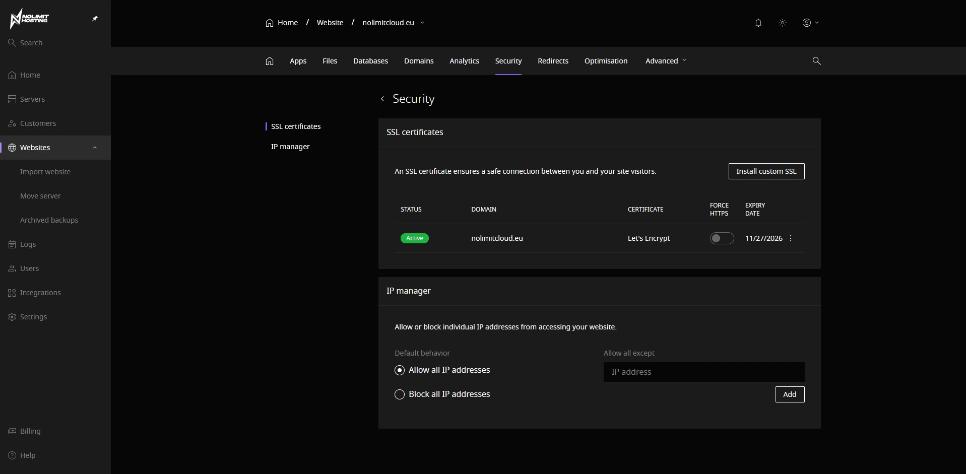 Website Security & SSL